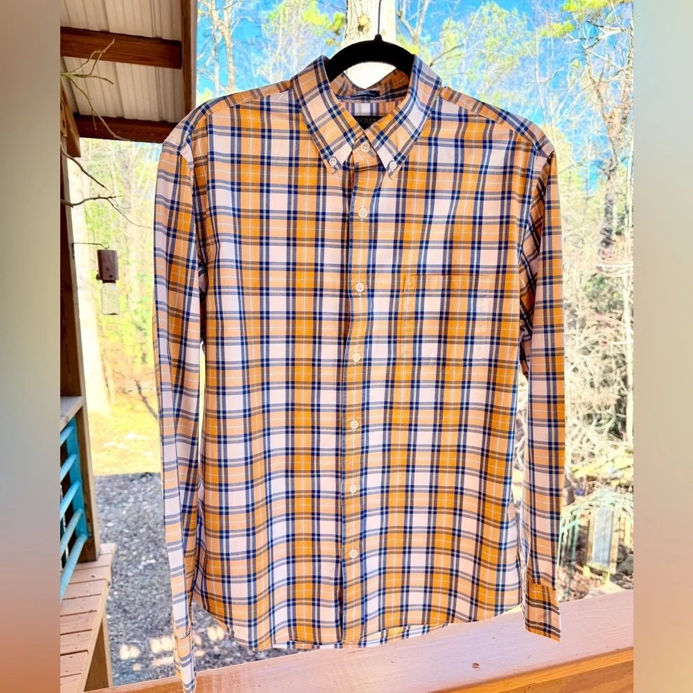Men’s J. Crew Long Sleeve Shirt Slim Untucked Size Large​​